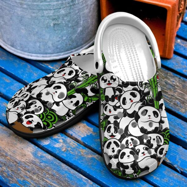 Panda Personalized Clog Custom Crocs Comfortablefashion Style Comfortable For Women Men Kid Print 3D Quirky Pandas