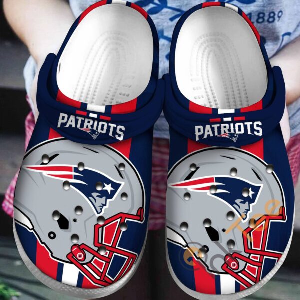 Patriots Sku40 Crocs Crocband Clog Comfortable For Mens Womens Classic Clog Water Shoes