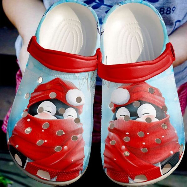 Penguin Cute Sku 1780 Crocs Crocband Clog Comfortable For Mens Womens Classic Clog Water Shoes