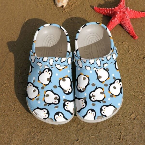 Penguin Cutie Sku 1781 Crocs Crocband Clog Comfortable For Mens Womens Classic Clog Water Shoes