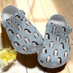 Penguin Personalize Clog Custom Crocs Fashionstyle Comfortable For Women Men Kid Print 3D Whitesole Rainy Day