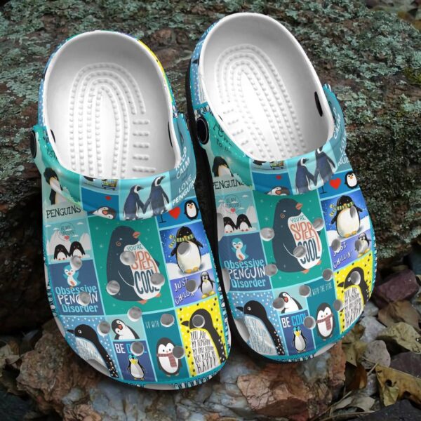 Penguin Personalized Clog Custom Crocs Comfortablefashion Style Comfortable For Women Men Kid Print 3D Be Cool