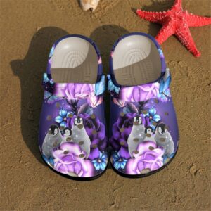 Penguin Personalized Clog Custom Crocs Comfortablefashion Style Comfortable For Women Men Kid Print 3D Happy Penguin