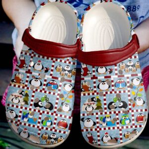 Penguin Personalized Clog Custom Crocs Comfortablefashion Style Comfortable For Women Men Kid Print 3D Lovely Penguins