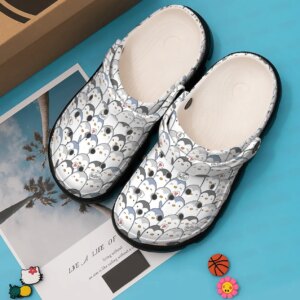 Penguin Personalized Clog Custom Crocs Comfortablefashion Style Comfortable For Women Men Kid Print 3D Penguin Pattern