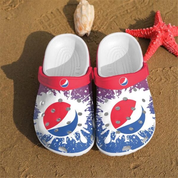 Pepsi Clog Crocband Comfortable For Mens And Womens Classic Clog Water Shoes Pepsi Lovers Crocs V1