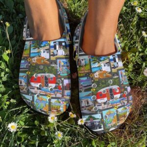 Personalized Camping Lovers Crocs Clogy Shoes For Mens And Womens