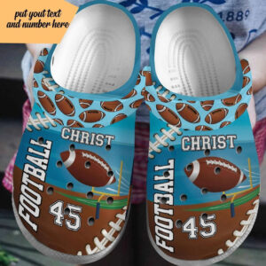 Personalized Crocs Clog American Football