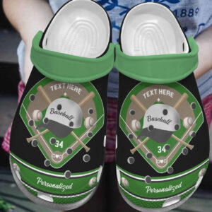 Personalized Crocs Clog Baseball Course