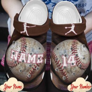 Personalized Crocs Clog Baseball