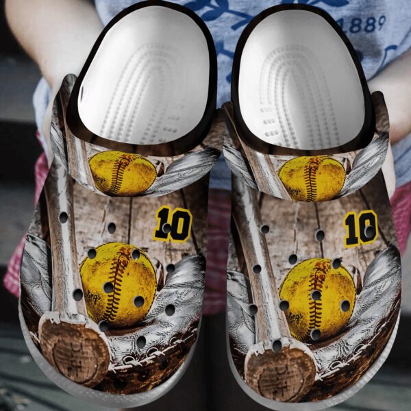 Personalized Crocs Clog Baseball