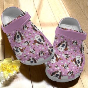 Personalized Crocs Clog Basset Hound