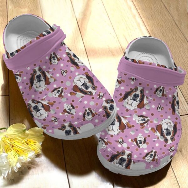 Personalized Crocs Clog Basset Hound