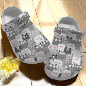 Personalized Crocs Clog Black Cat