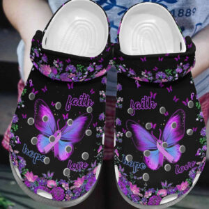 Personalized Crocs Clog Breast Cancer