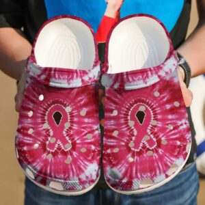 Personalized Crocs Clog Breast Cancer