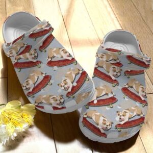 Personalized Crocs Clog Bulldog