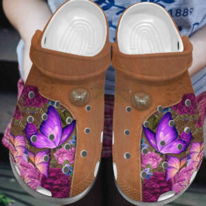 Personalized Crocs Clog Butterfly