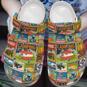 Personalized Crocs Clog Camping