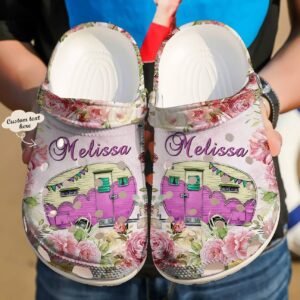 Personalized Crocs Clog Camping