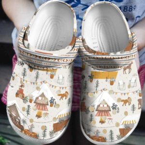 Personalized Crocs Clog Camping