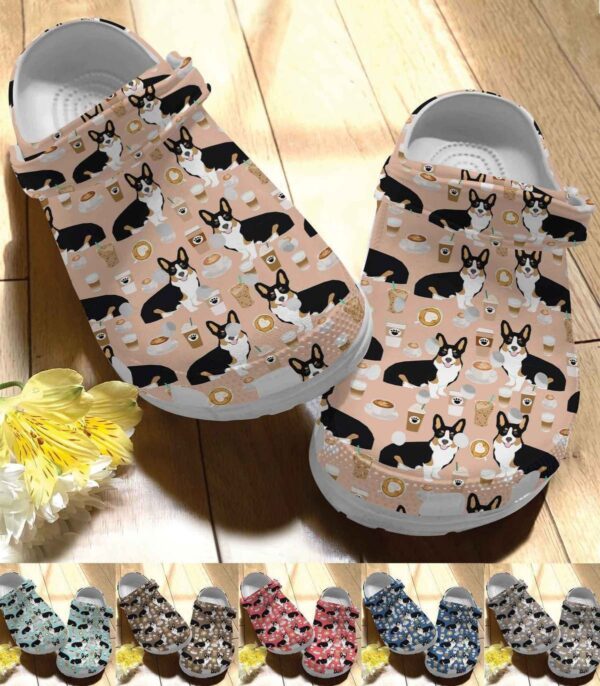 Personalized Crocs Clog Corgi