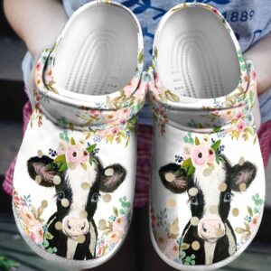 Personalized Crocs Clog Cow