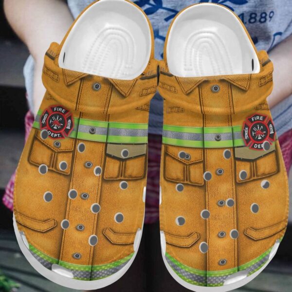 Personalized Crocs Clog Firefighter