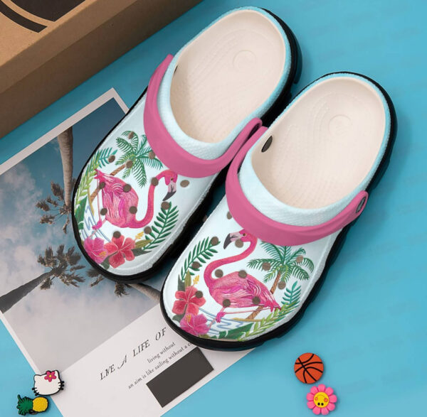 Personalized Crocs Clog Flamingo