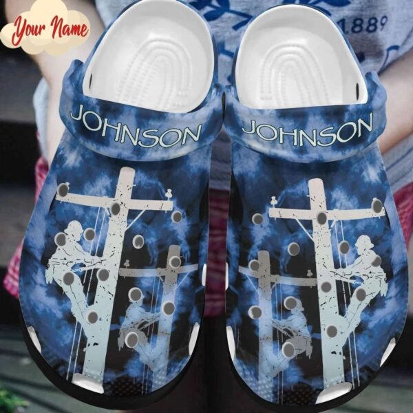 Personalized Crocs Clog Lineman