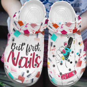 Personalized Crocs Clog Nail Tech