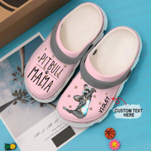 Personalized Crocs Clog Pitbull