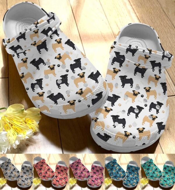 Personalized Crocs Clog Pug