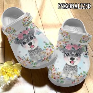 Personalized Crocs Clog Schnauzer