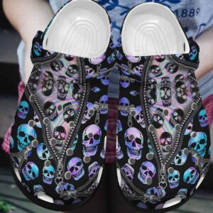 Personalized Crocs Clog Skull