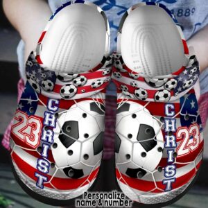 Personalized Crocs Clog Soccer