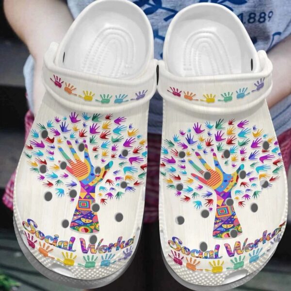Personalized Crocs Clog Social Worker