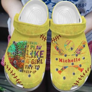 Personalized Crocs Clog Softball