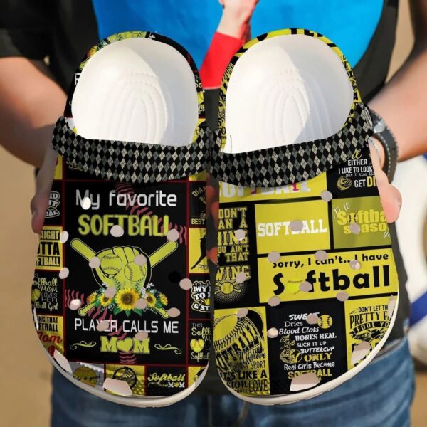 Personalized Crocs Clog Softball