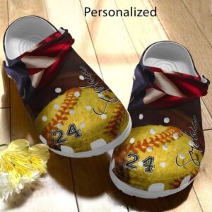 Personalized Crocs Clog Softball