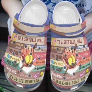 Personalized Crocs Clog Softball