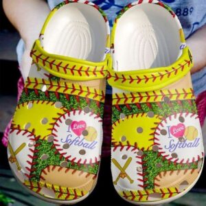 Personalized Crocs Clog Softball