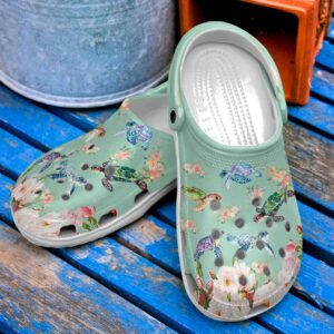 Personalized Crocs Clog Turtle