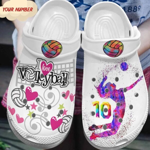 Personalized Crocs Clog Volleyball