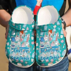 Personalized Dentist To Save Teeth Crocs Clogy Shoes For Mens And Womens