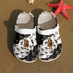 Personalized Dinosaur Names Crocs Clogy Shoes For Mens And Womens