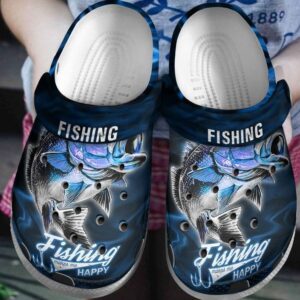 Personalized Fishing Lovers Crocs Clogy Shoes For Mens And Womens