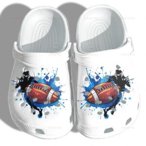 Personalized Football Men Women Rugby Crocs Clogy Shoes For Mens And Womens