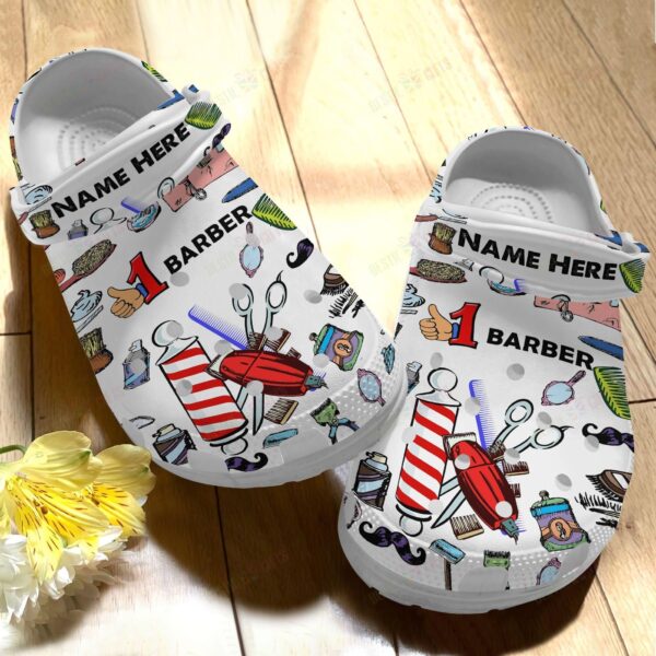 Personalized Hairstylist Crocs Clog Classic Clog Barber Shoes