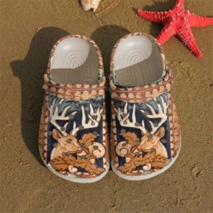 Personalized Hunting Cool Deer Crocs Clogy Shoes For Mens And Womens